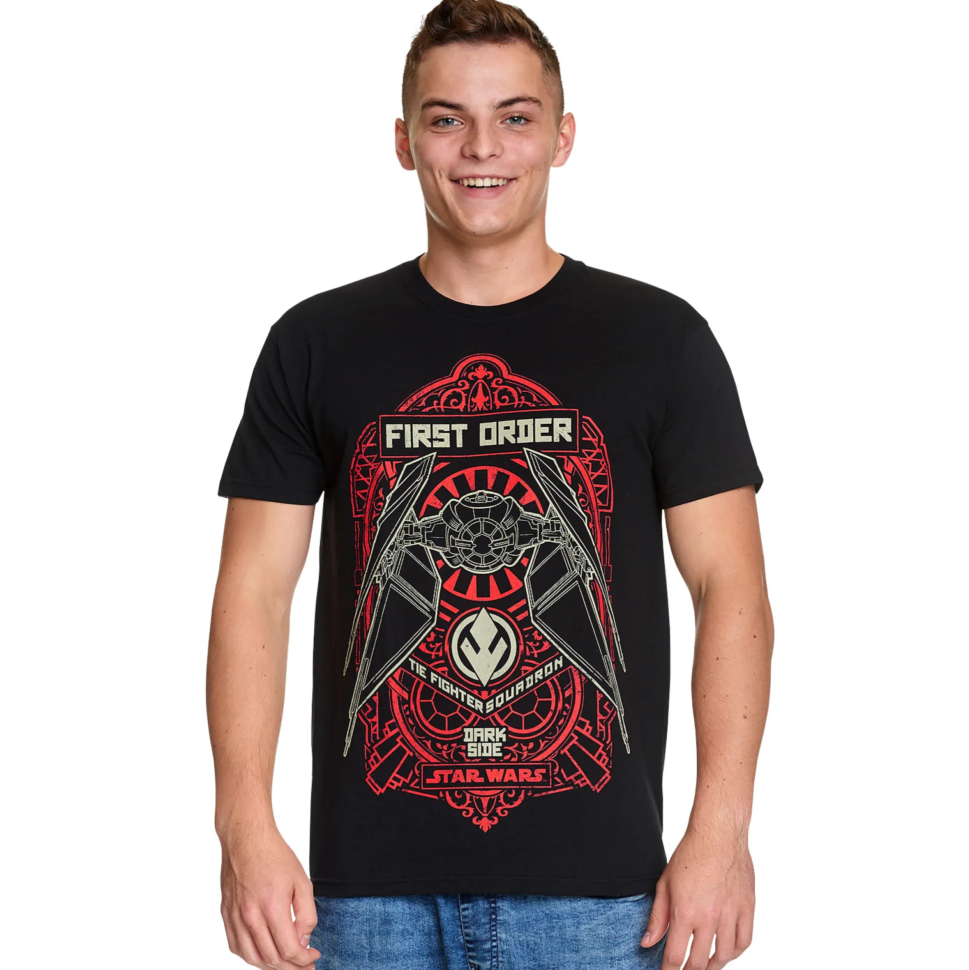 Star Wars - Tie Fighter Squadron T-Shirt Zwart