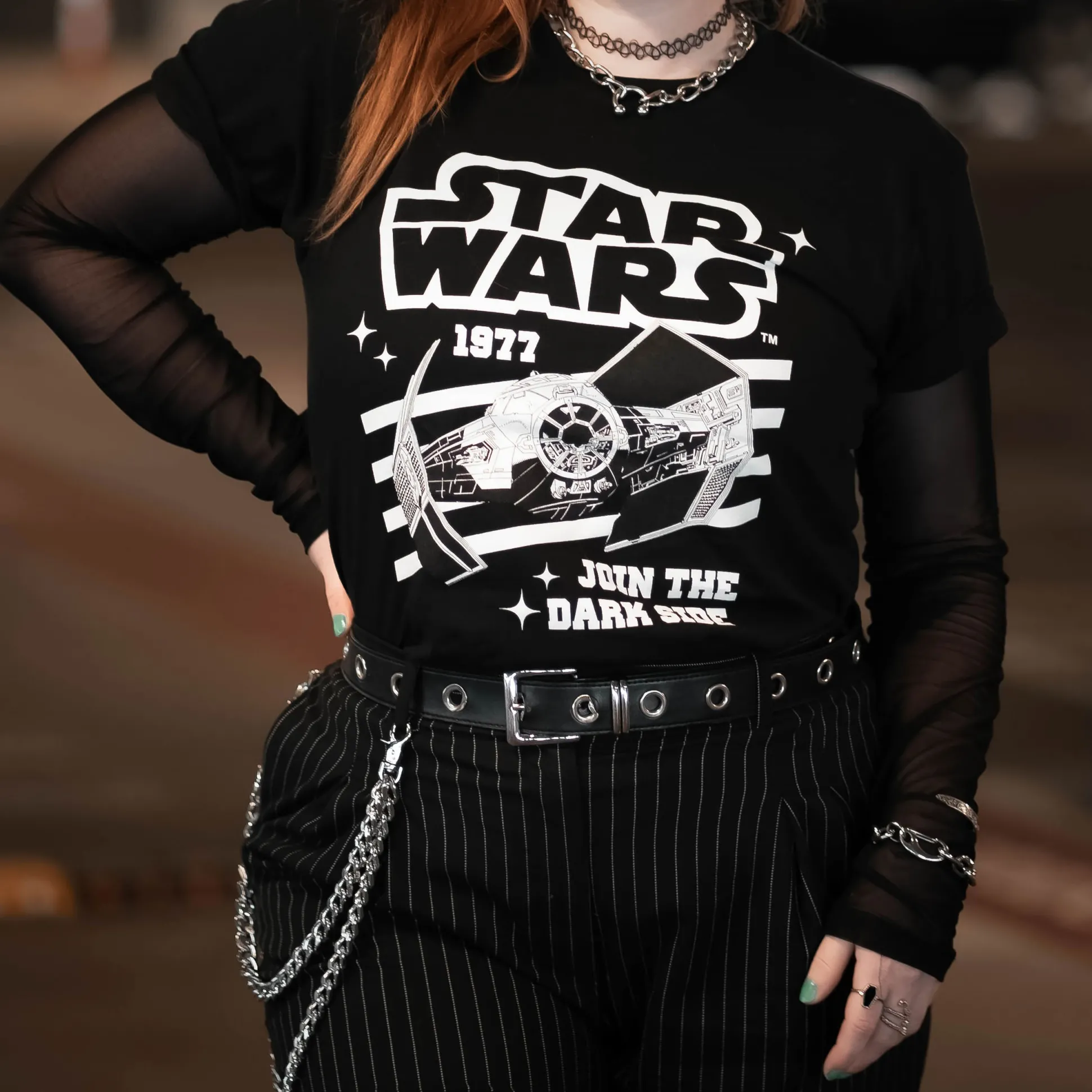 Star Wars - TIE Fighter T-shirt zwart