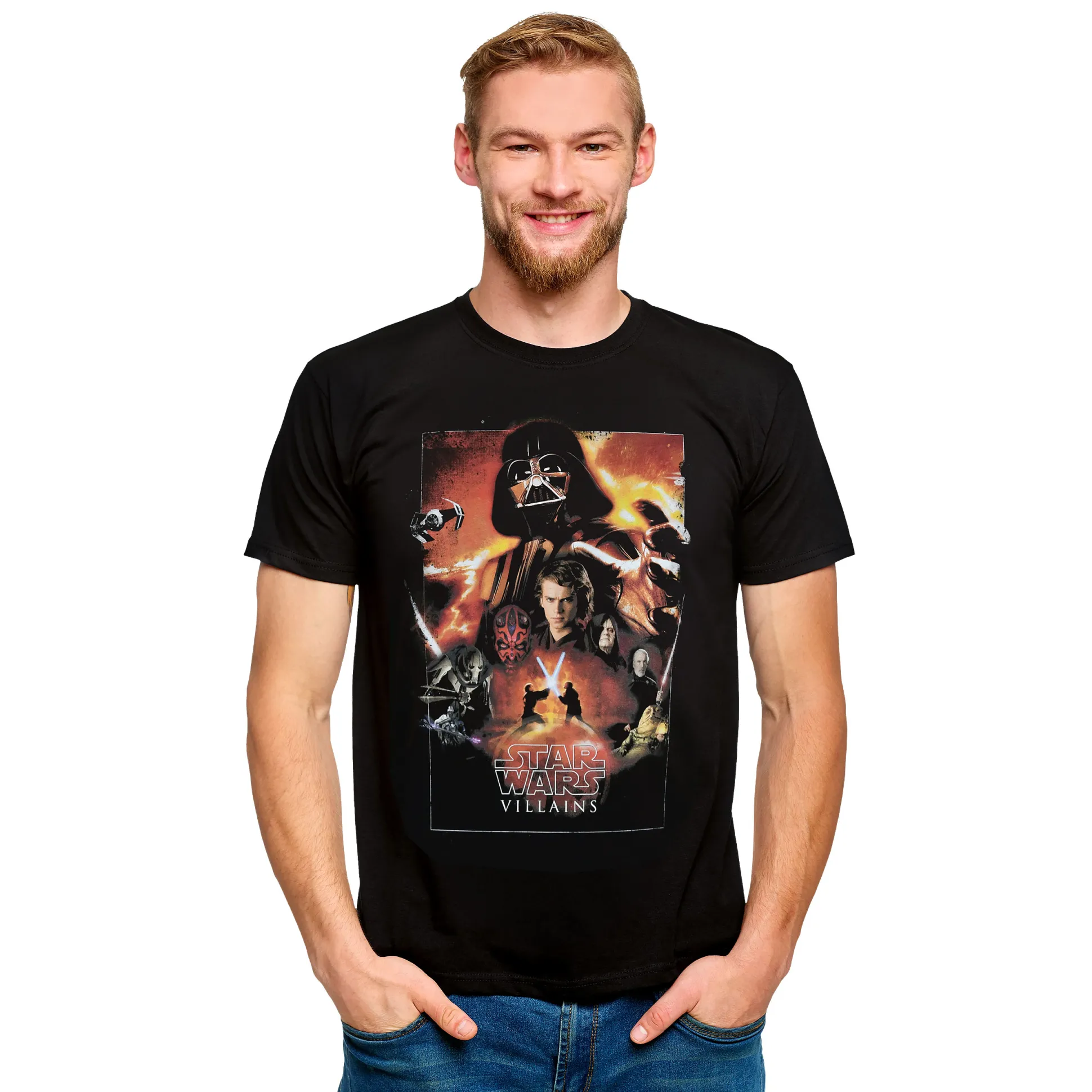 Star Wars - Villains T-shirt zwart