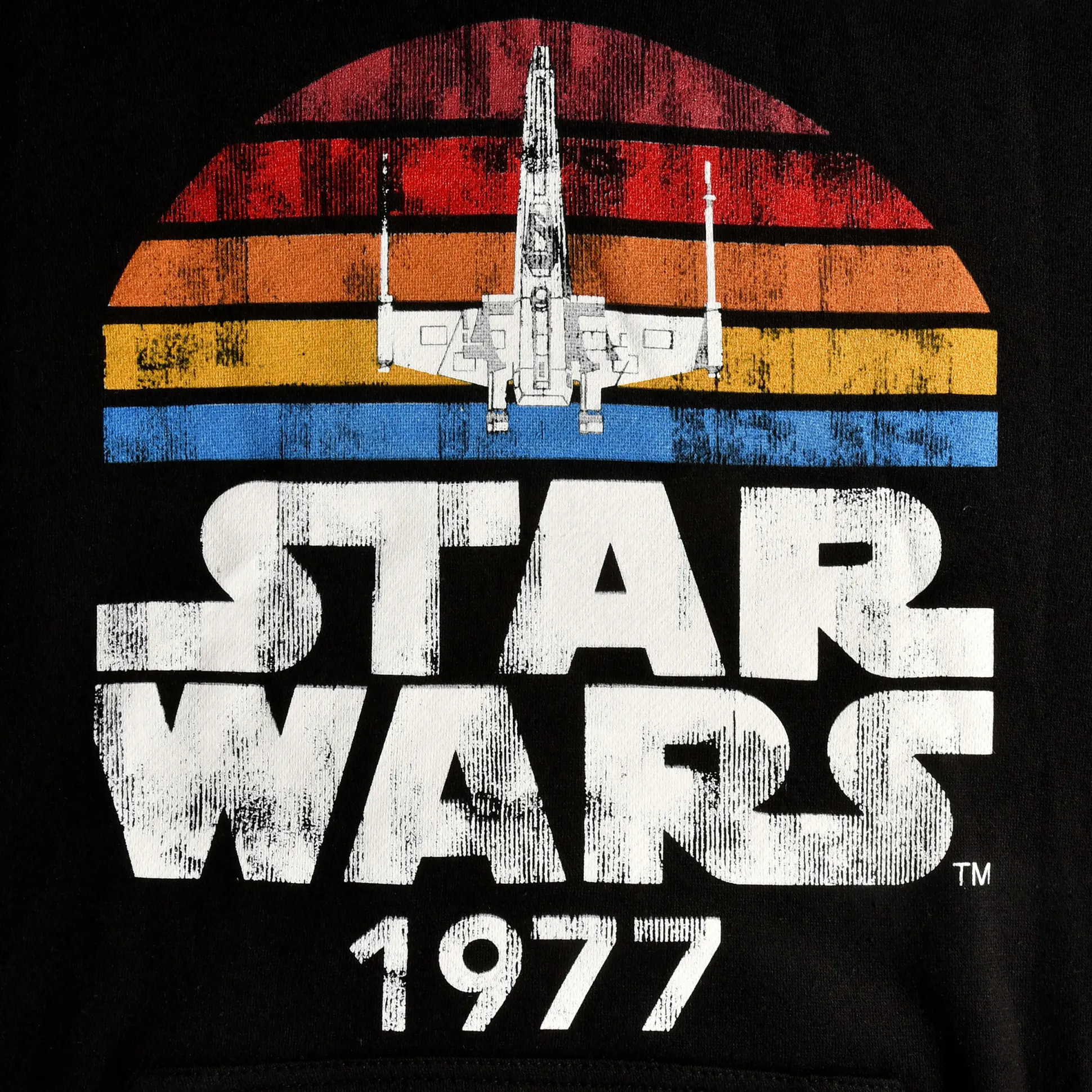 Star Wars van 1977 Retro Hoodie zwart