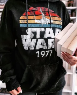 Star Wars van 1977 Retro Hoodie zwart