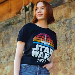 Star Wars van 1977 Retro T-shirt zwart