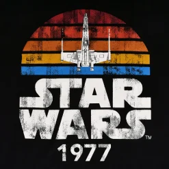 Star Wars van 1977 Retro T-shirt zwart