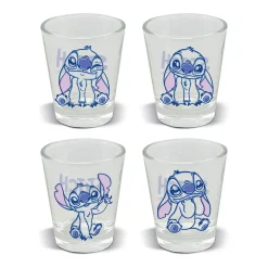 Stitch Aloha glas set van 4 - Lilo & Stitch
