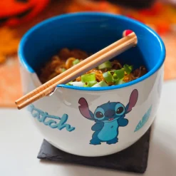 Stitch Aloha Ramen Kom met Eetstokjes - Lilo & Stitch