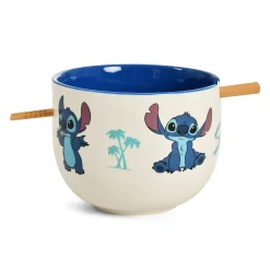 Stitch Aloha Ramen Kom met Eetstokjes - Lilo & Stitch