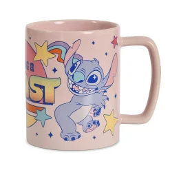 Stitch en Angel mok met pluchen hoes - Lilo & Stitch