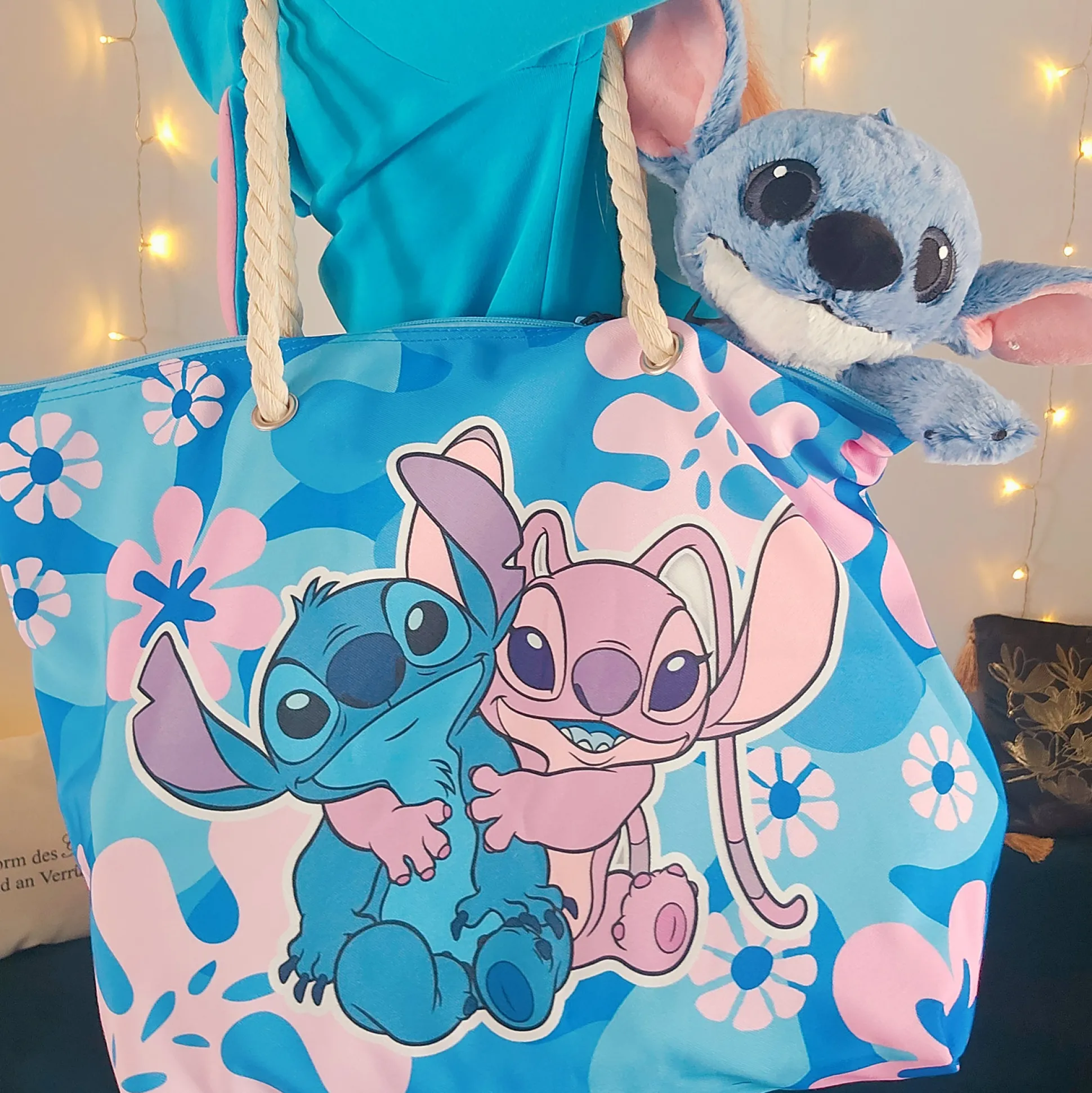 Stitch en Angel Shopper Tas - Lilo & Stitch