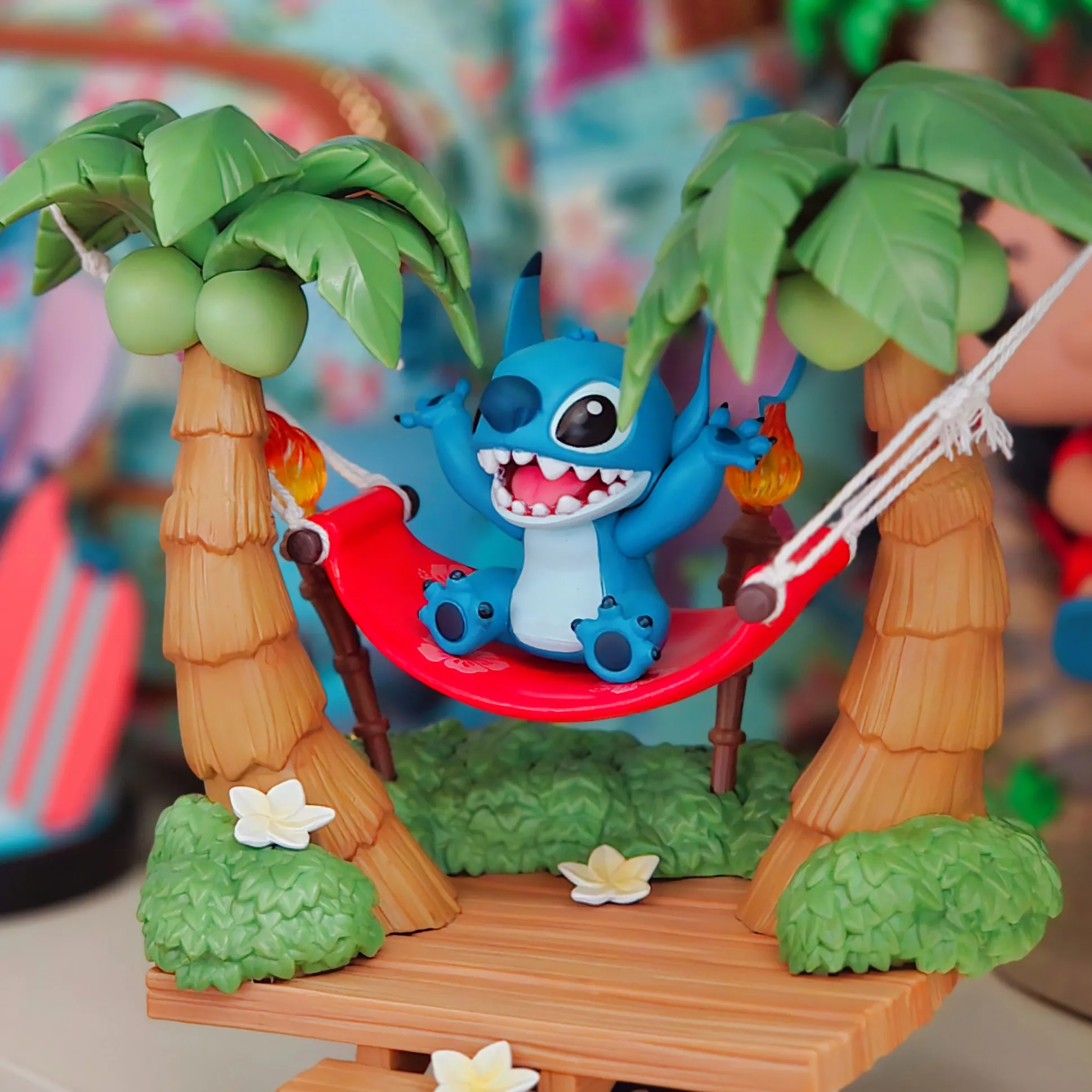 Stitch in Hangmat D-Stage Diorama - Lilo & Stitch