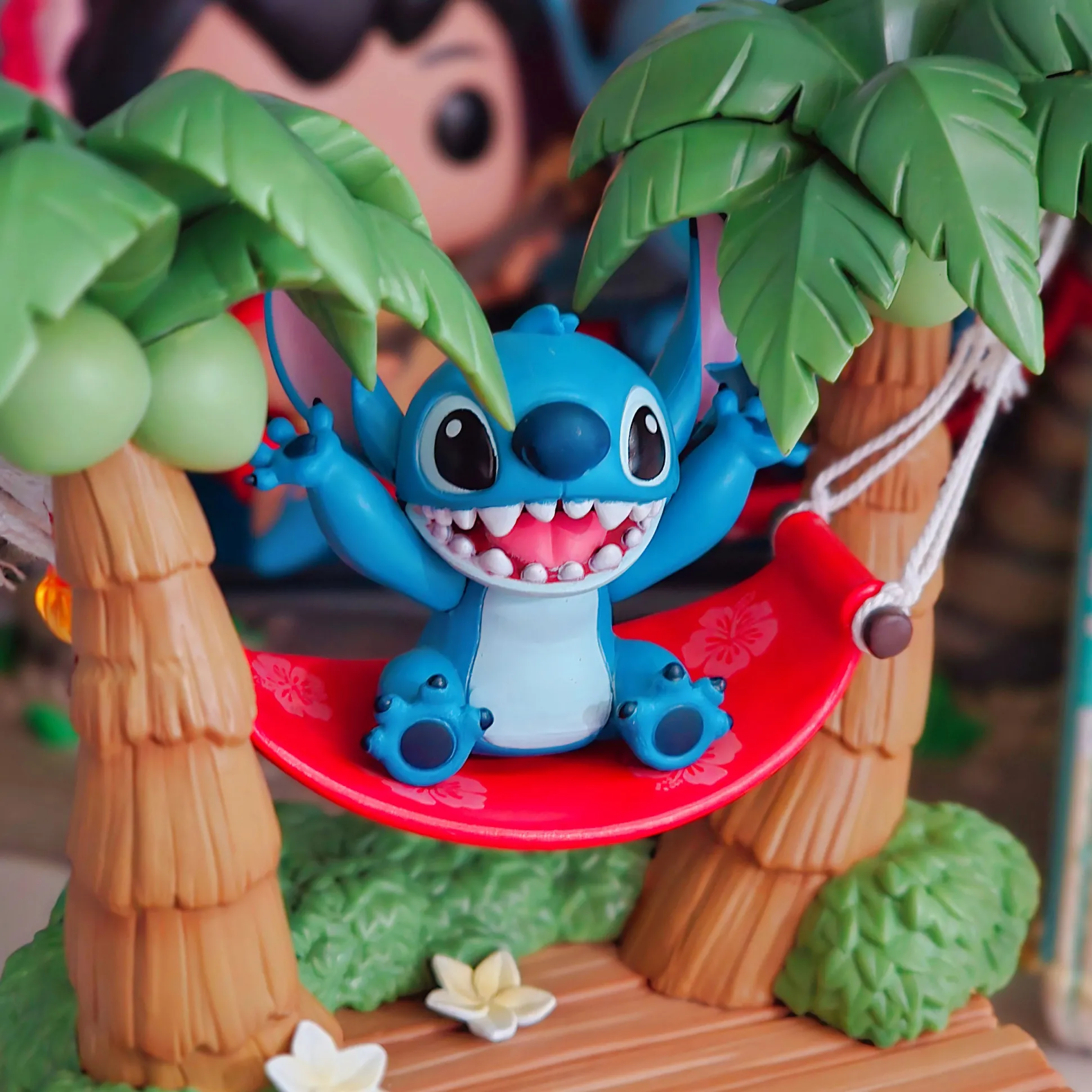 Stitch in Hangmat D-Stage Diorama - Lilo & Stitch