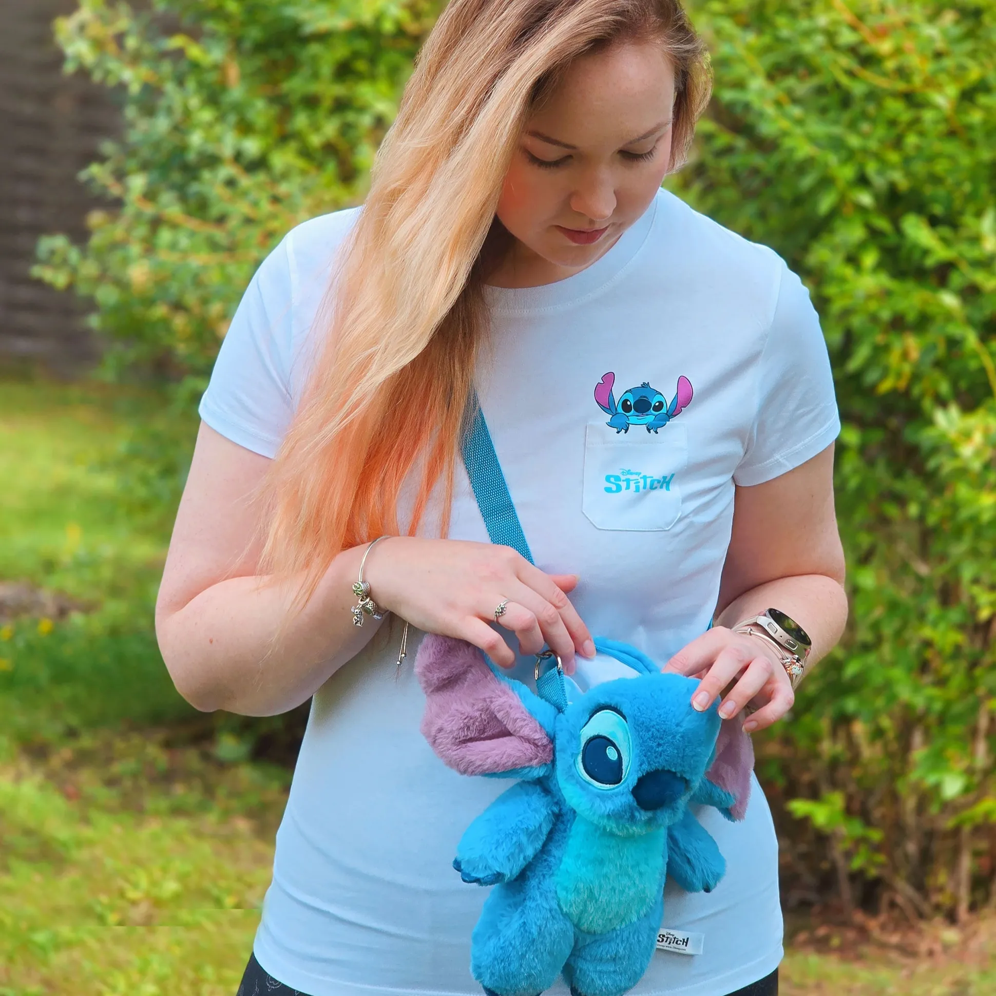 Stitch pluche schoudertas - Lilo & Stitch