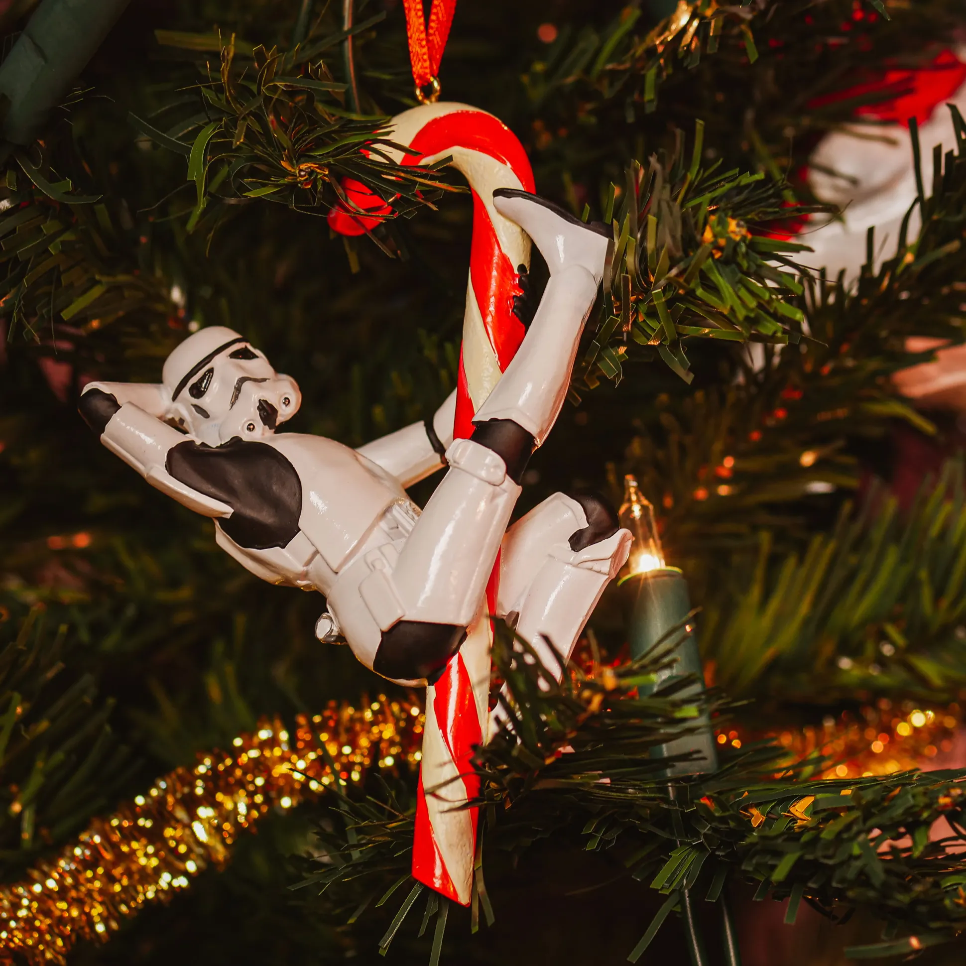 Stormtrooper Candy Cane kerstboomhanger - Star Wars