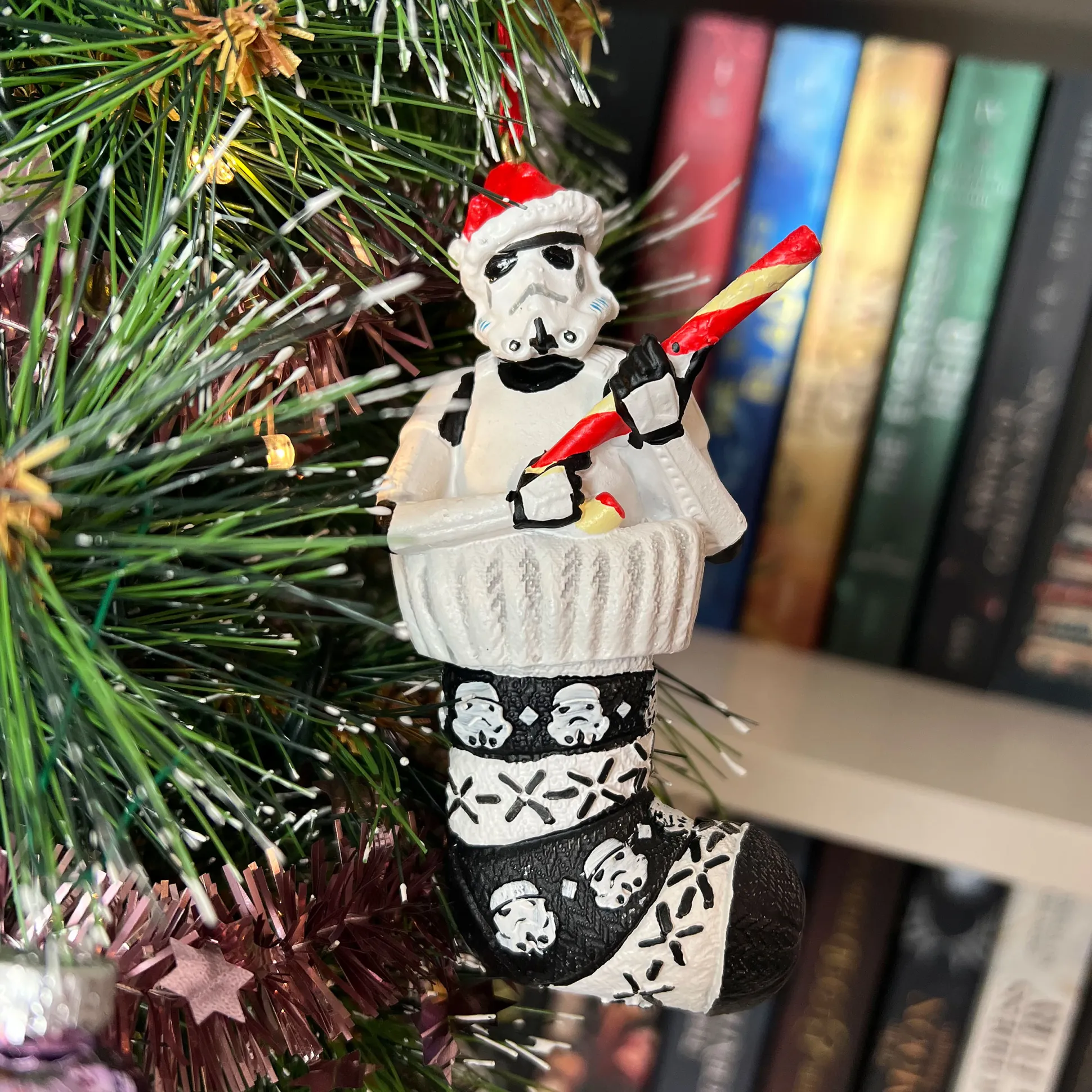 Stormtrooper in kerstsok Kerstboomversiering - Star Wars