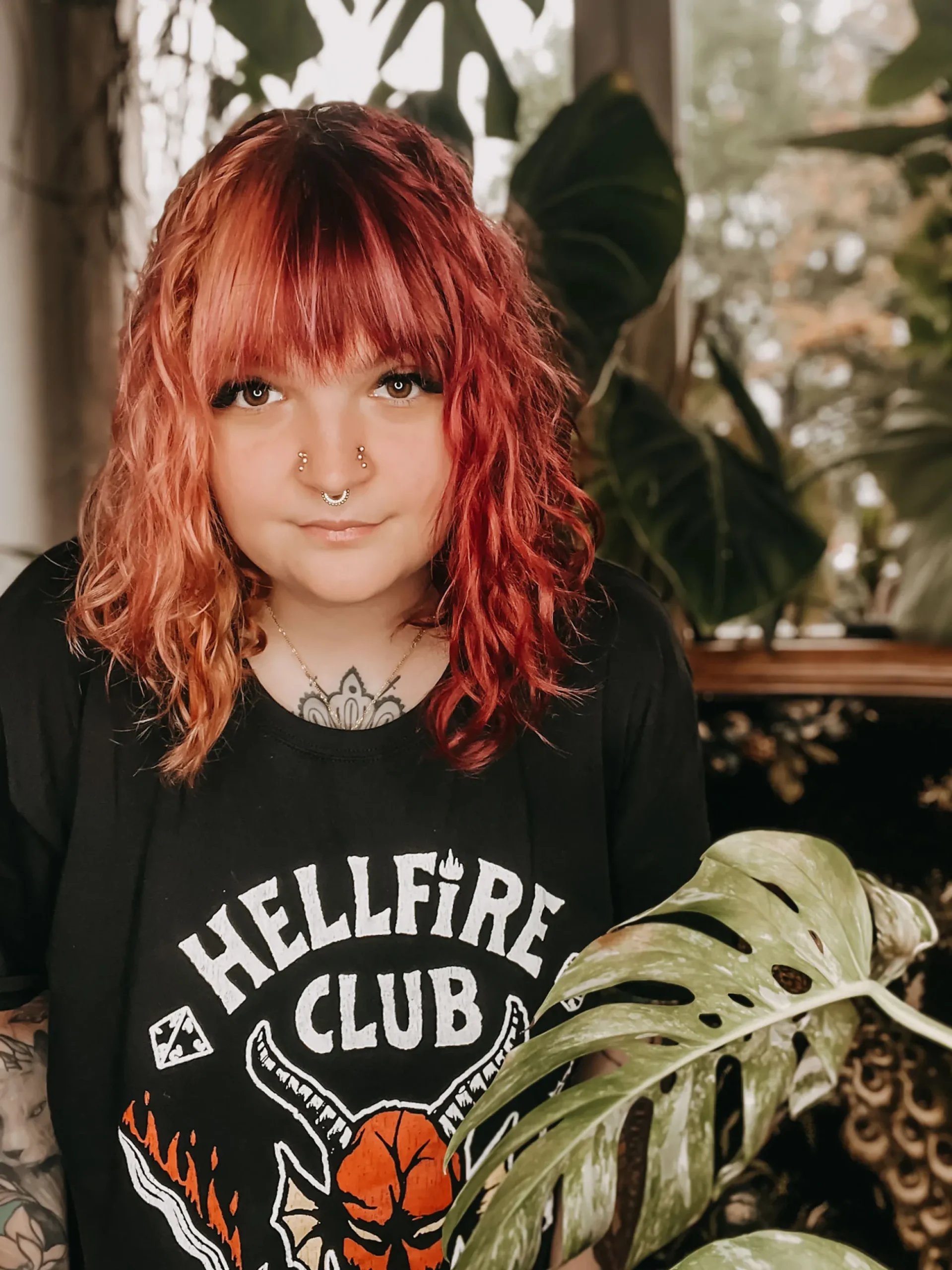 Stranger Things - Hellfire Club Logo T-shirt zwart