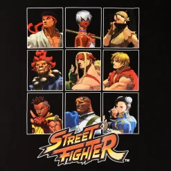 Street Fighter - Karakters T-shirt zwart