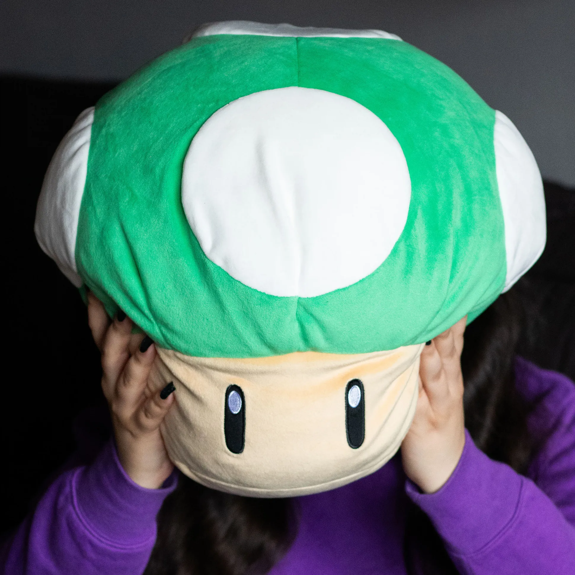 Super Mario - 1 UP Paddenstoel Knuffel XL