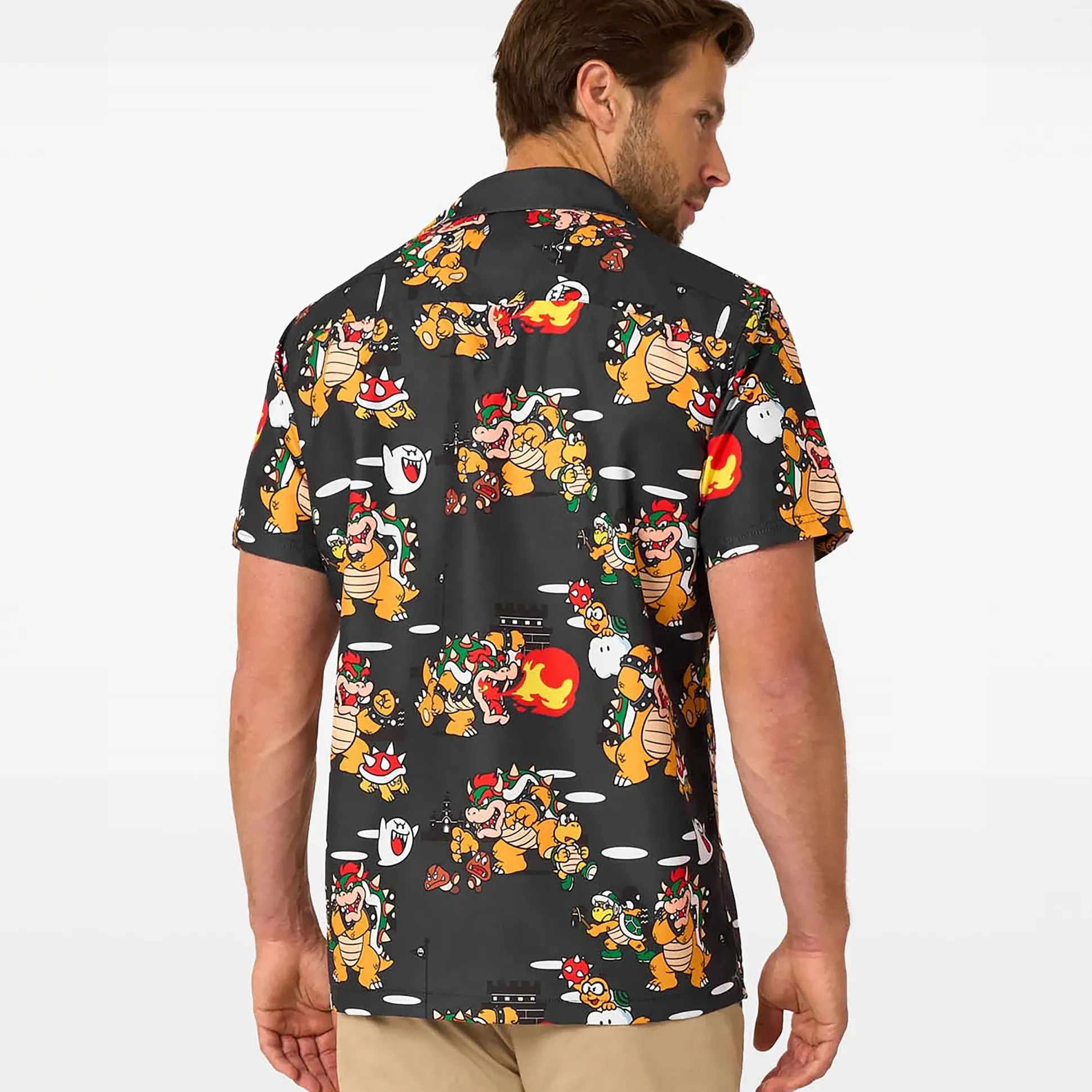 Super Mario - Bowser’s Mayhem overhemd met korte mouwen