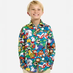Super Mario - Characters overhemd voor kinderen