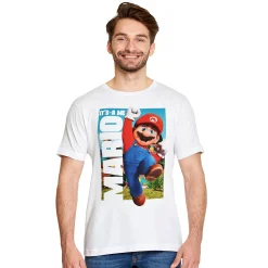 Super Mario - It's A Me Mario T-Shirt wit