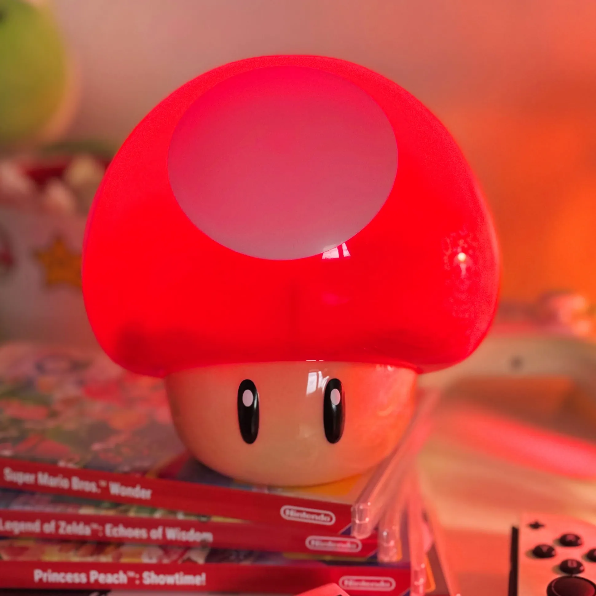 Super Mario - Super-Paddenstoel Tafellamp met Geluid