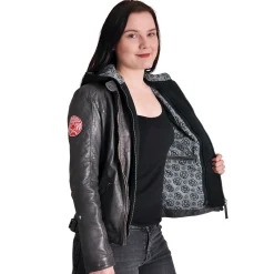 Supernatural - Anti Possession Symbool Leren Jas Dames