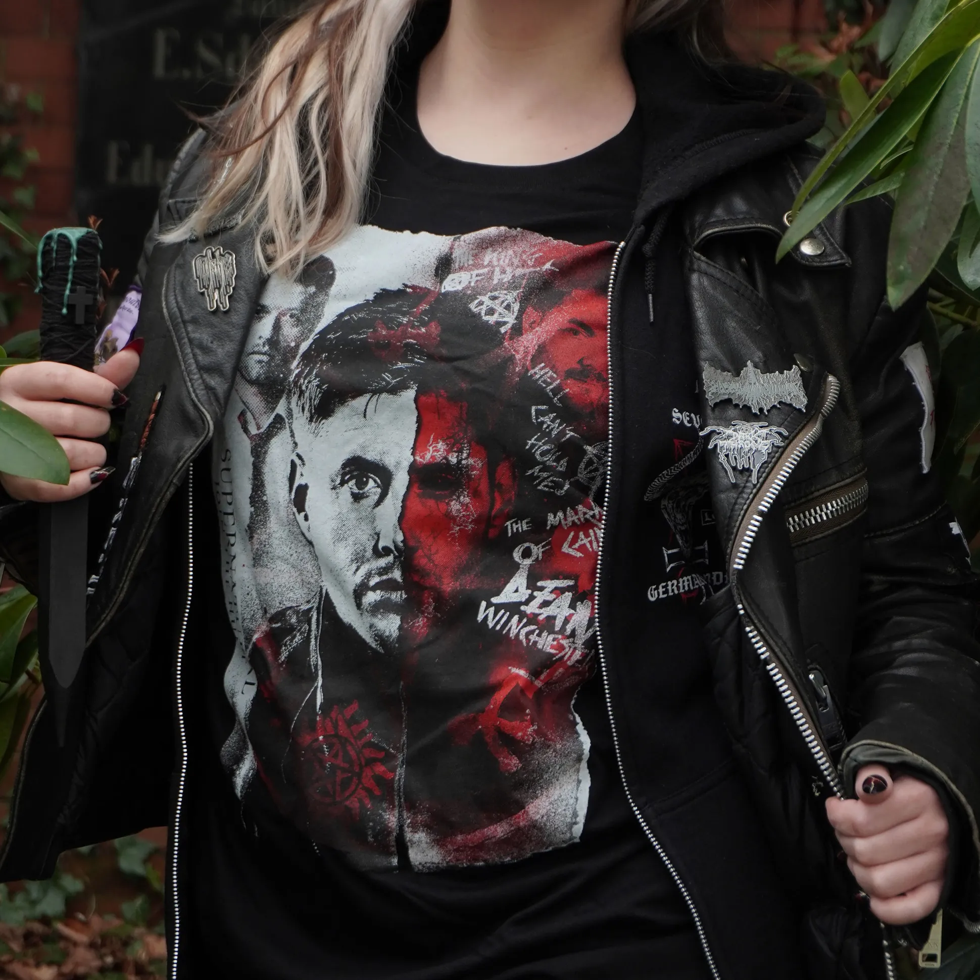 Supernatural - Dean Winchester T-shirt zwart