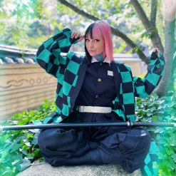 Tanjiro Kamado Katana Replica met Schede voor Demon Slayer Fans