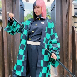 Tanjiro Kamado Katana Replica met Schede voor Demon Slayer Fans