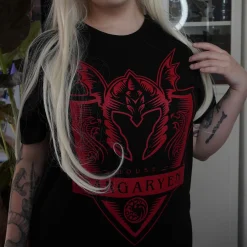 Targaryen T-Shirt zwart - Huis van de Draak
