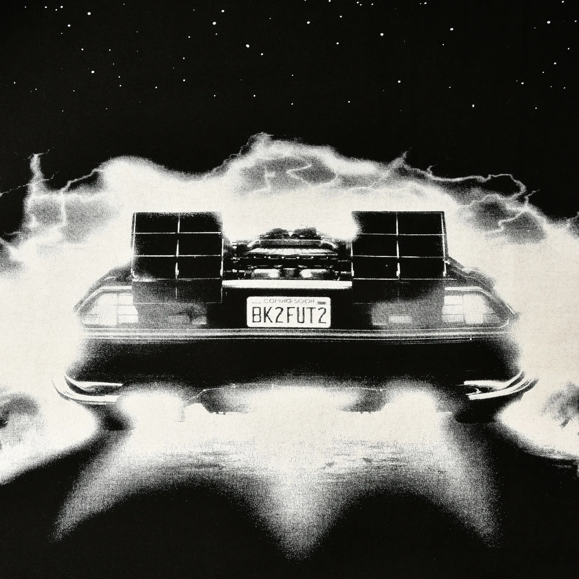 Terug naar de Toekomst - DeLorean Oversize T-Shirt zwart