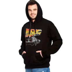 Terug naar de Toekomst - DeLorean Hoodie Zwart