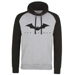 The Batman - Logo Baseball Hoodie grijs-zwart