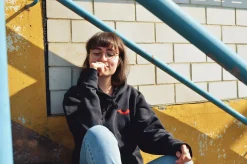 The Batman Logo Hoodie Zwart