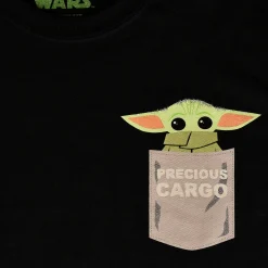 The Child Precious Cargo T-Shirt Zwart - Star Wars The Mandalorian