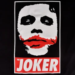 The Dark Knight - Joker Poster T-Shirt Zwart