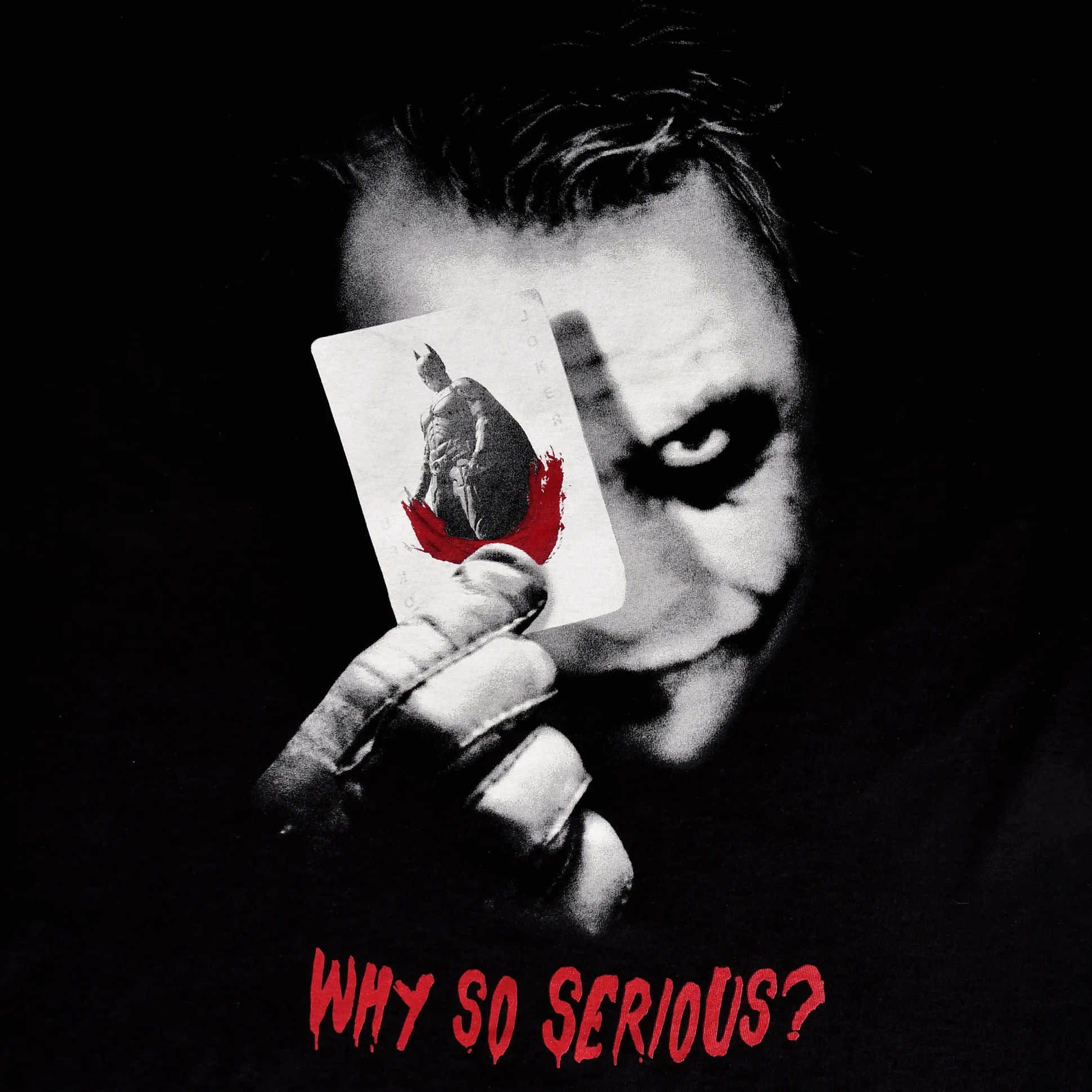 The Dark Knight - Waarom zo serieus T-shirt zwart