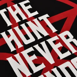 The Hunt Never Ends T-shirt voor Supernatural Fans zwart