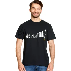 The Incredibles - Mr. Incredible Logo T-shirt zwart