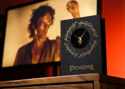 The Lord of the Rings - De Ene Ring aan een roestvrijstalen ketting