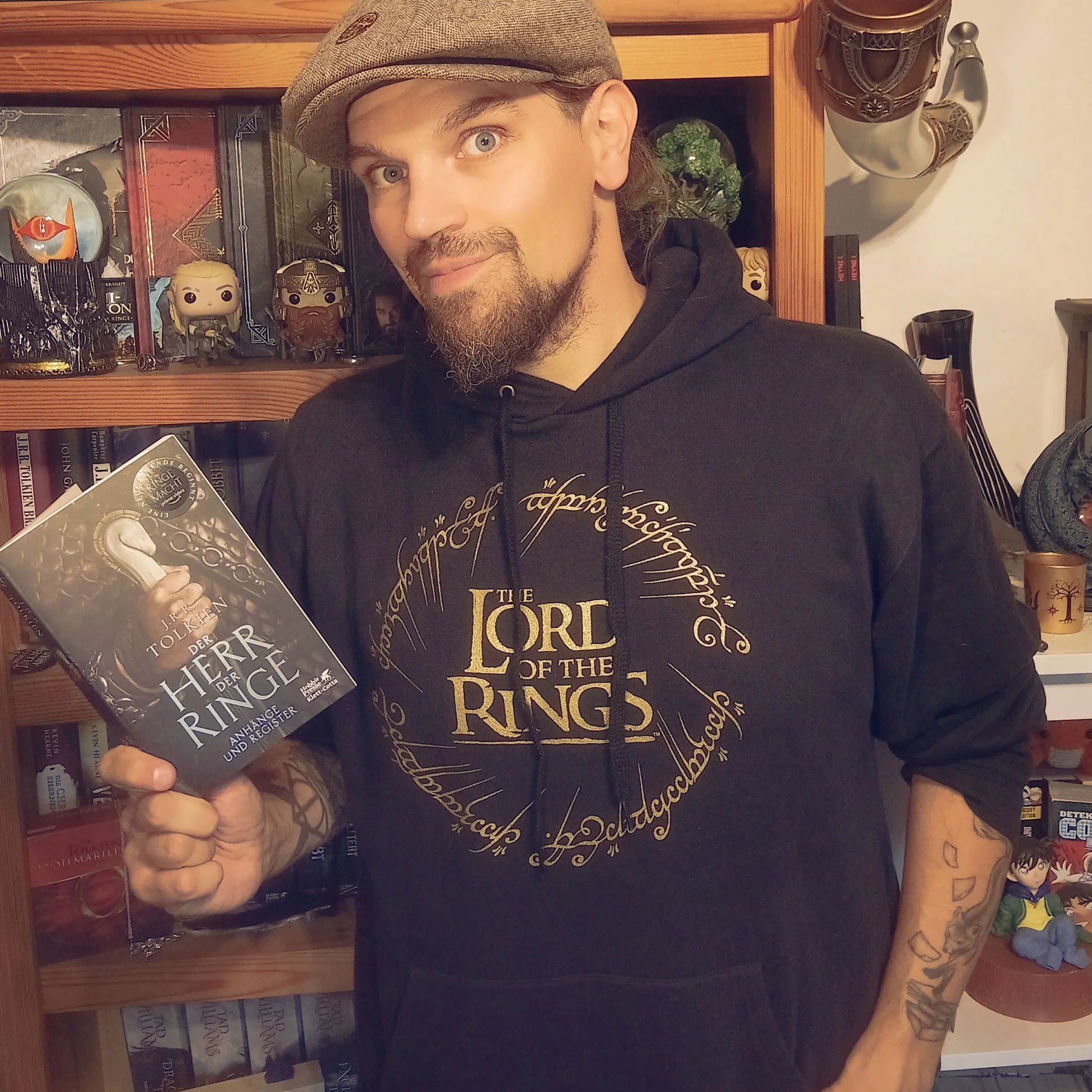 The Lord of the Rings - De Ene Ring Hoodie Zwart