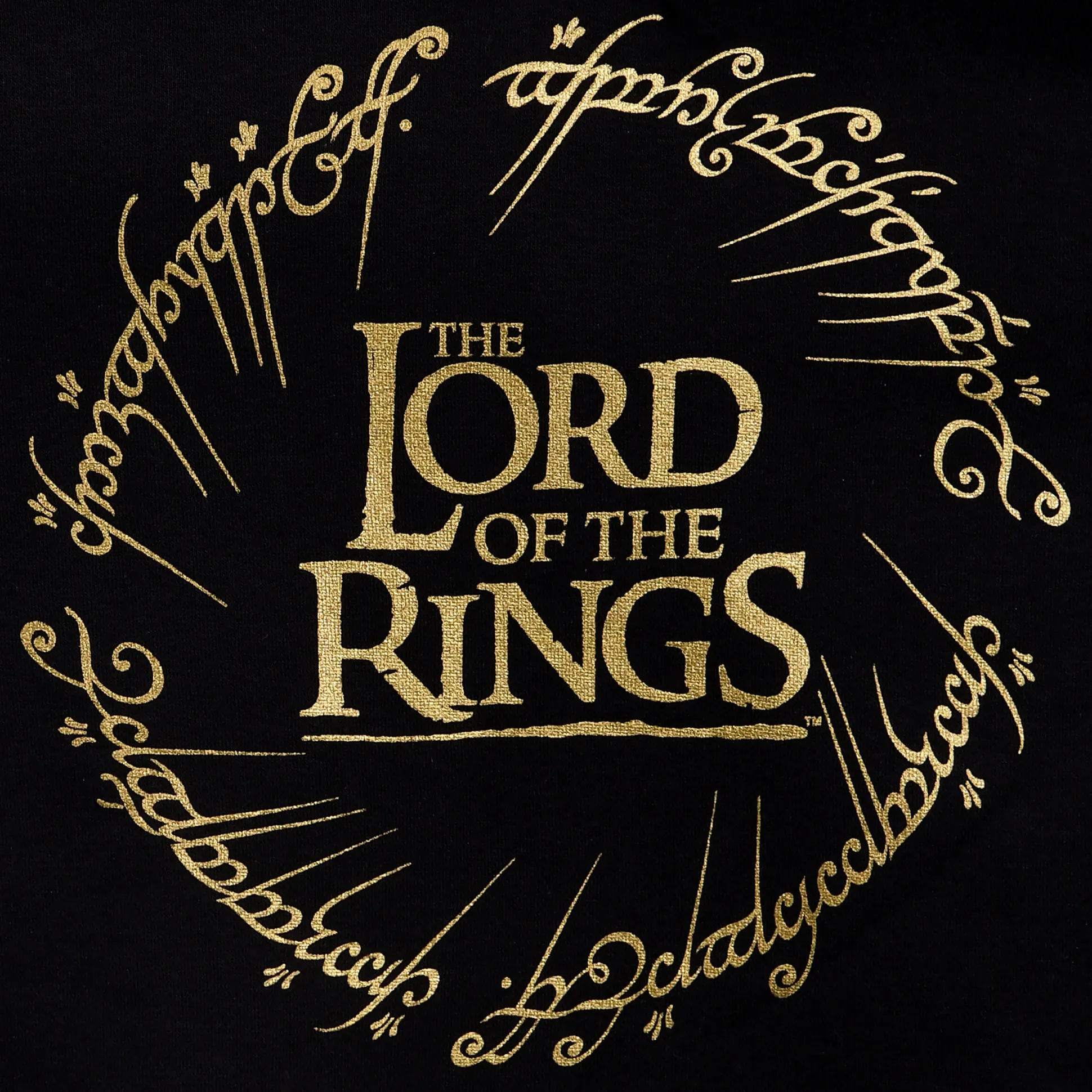 The Lord of the Rings - De Ene Ring Hoodie Zwart