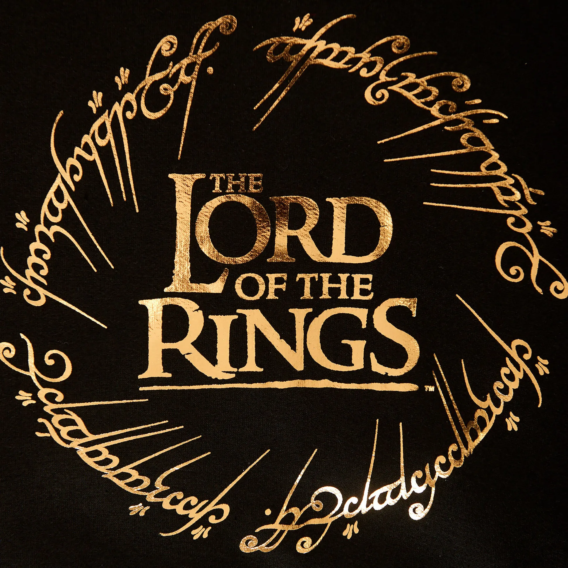 The Lord of the Rings - De Ene Ring Hoodie Zwart