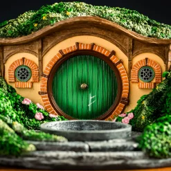 The Lord of the Rings - Hobbithol De Gouw diorama theelichthouder