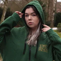 The Lord of the Rings - Midden-aarde groene hoodie met rits