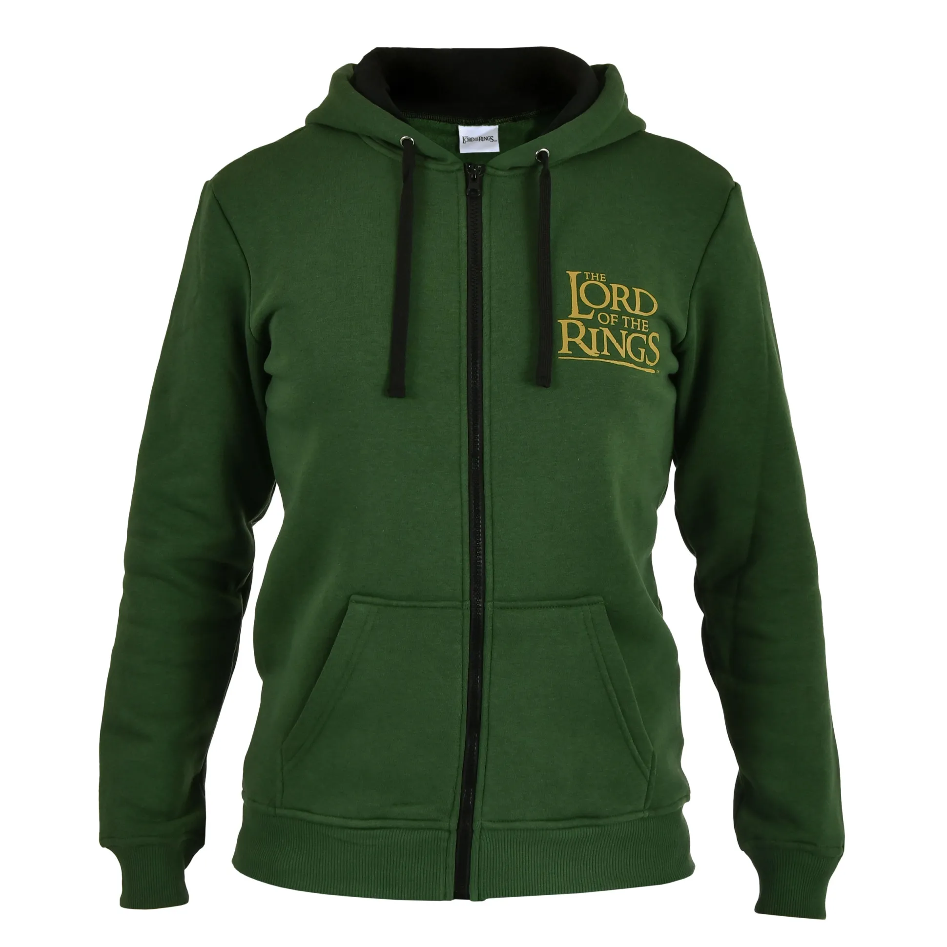 The Lord of the Rings - Midden-aarde groene hoodie met rits