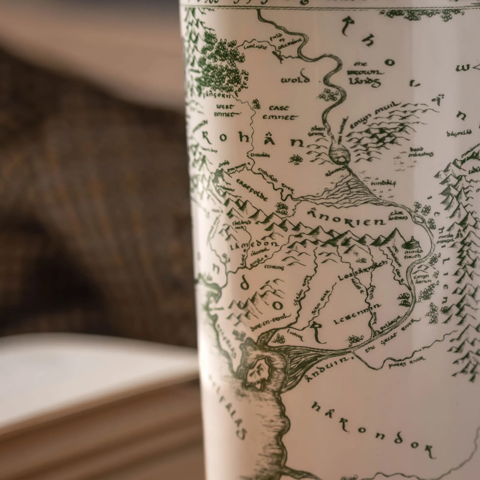 The Lord of the Rings - Rohan en Gondor kaart mok