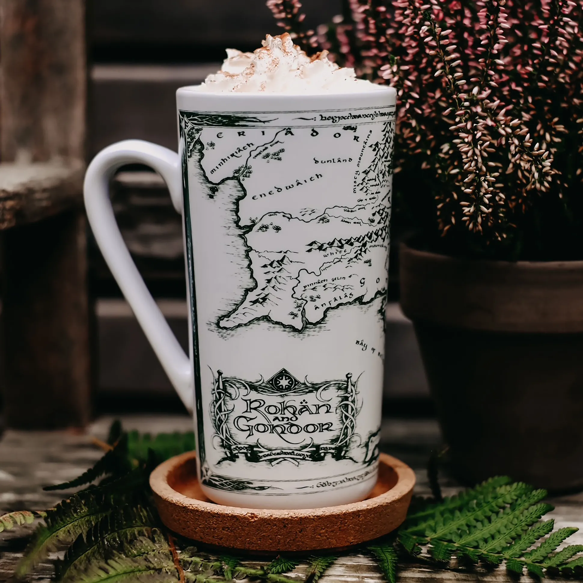 The Lord of the Rings - Rohan en Gondor kaart mok