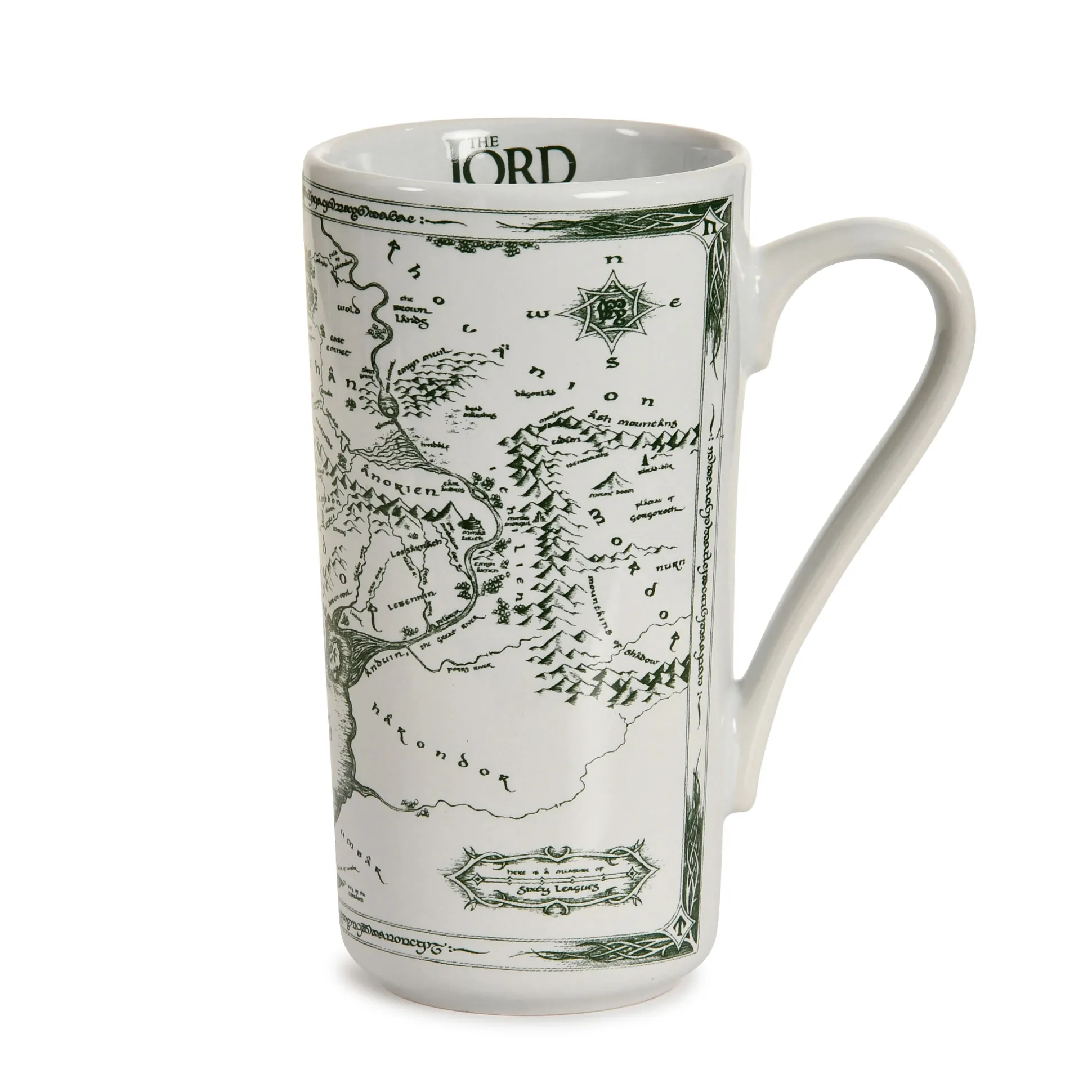 The Lord of the Rings - Rohan en Gondor kaart mok