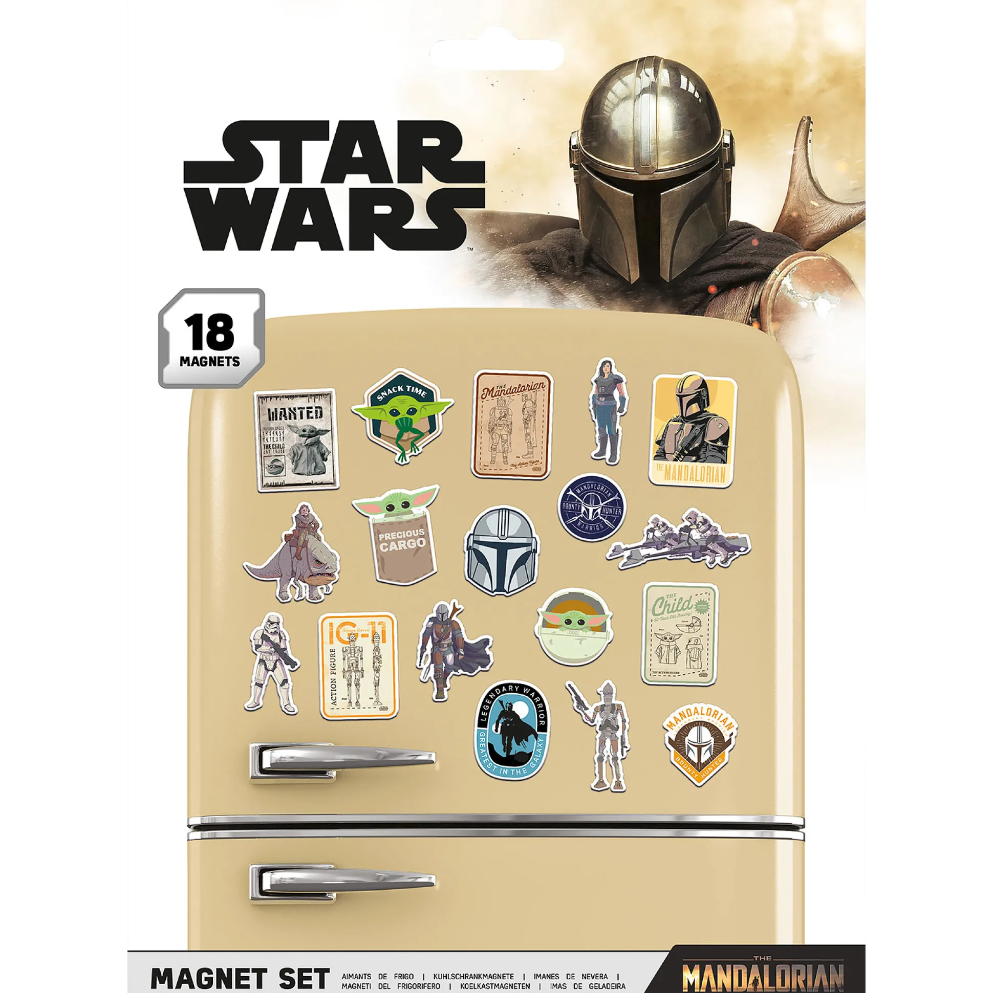 The Mandalorian Bounty Hunter Magneetset - Star Wars