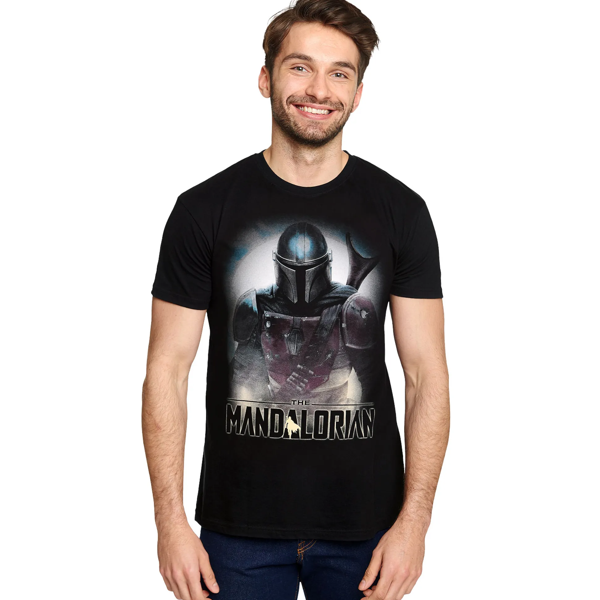 The Mandalorian Fighter T-Shirt zwart - Star Wars